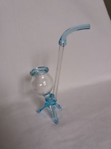 Verre pipe à liqueur en verre soufflé
