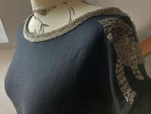 Robe maille fluide perlée taille 38/40 