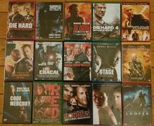 Lot 15 dvds de Bruce Willis 