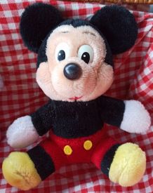Peluche vintage Walt Disney Mickey Mouse 