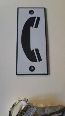 Plaque émaillée sncf 