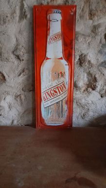 Plaque métal biere KINGSTON 