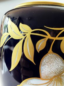 Vase porcelaine de bavière doré à l’or fin