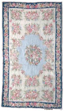 Tapis vintage Indien Broderie fait main, 1P120