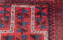 Tapis vintage Afghan Baluch fait main, 1P122