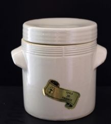 Petit pot à graisse en grès de France