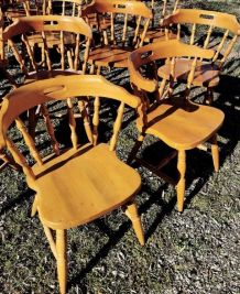 chaises western x12