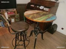 Table vintage industriel vintage haute ou basse