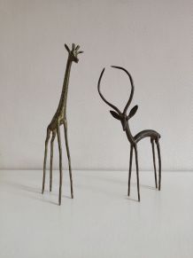 statuettes en laiton