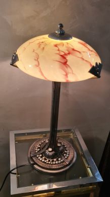 lampe dans le style brandt, muller, kiss ,1920 a 40 gros tra
