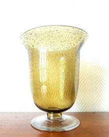 Grand vase en verre bullé Biot 