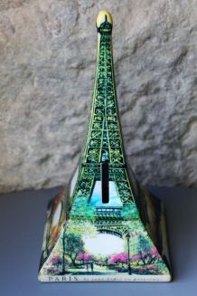 Tirelire céramique Tour Eiffel aux 4 saisons