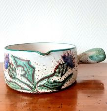 Poêlon aux chardons Vallauris par Etienne Daniel