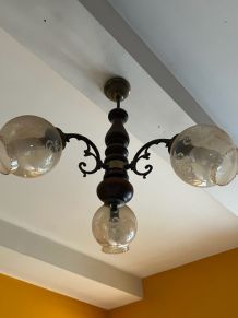 Lustre ancien vintage des années 60
