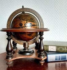 Mappemonde de bureau vintage 