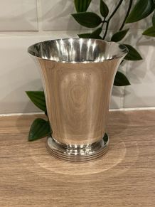 Timbale en métal blanc argenté Ravinet Denfert