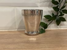 Timbale en métal argenté Noël Collet