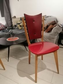 6 chaises Vintage 