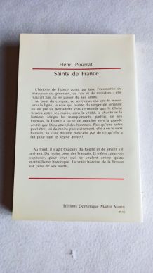 SAINTS DE FRANCE de Henri Pourrat