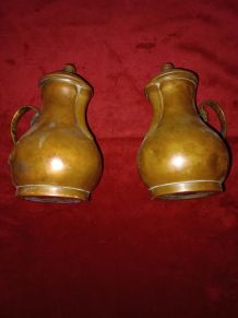 Paire de coquemar de la marine Française 