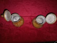 Paire de coquemar de la marine Française 