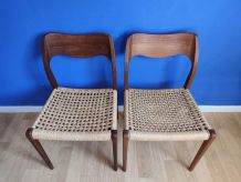 chaises de Niels Otto Moller