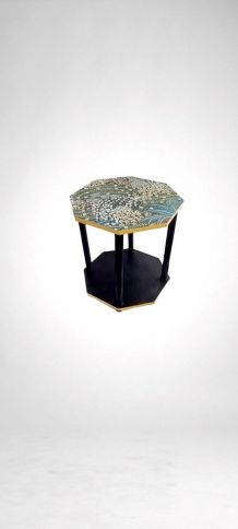 Guéridon vintage relooké