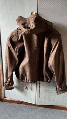 Blouson Gely cuir marron T3