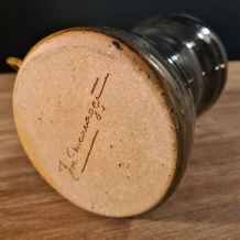 Lampe vintage céramique émaillée