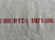 Torchon ancien  PTT 1971 