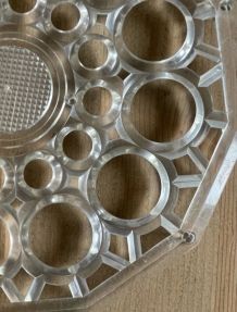 Dessous de plat vintage transparent 