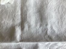 Serviettes linge de maison coton blanc 