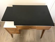 Bureau table de couture vintage années 60 Singer