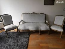 Canapé de salon et ses 2 fauteuils
