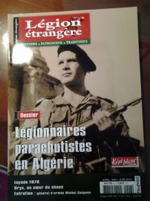 Légionnaires parachutistes en Algérie