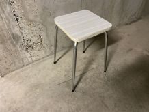 Tabouret en formica années 70