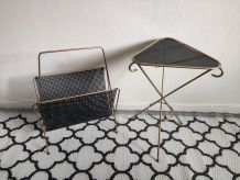 ensemble porte-revues et tablette