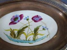 Corbeille à pain ou à fruits métal et céramique