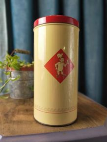 Boîte métal décor pâtissier