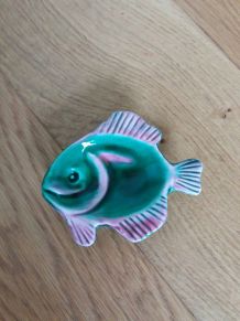 Coupelle saleron cendrier zoomorphe poisson