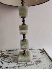 lampe en onyx vert