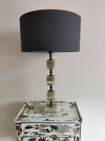 lampe en onyx vert