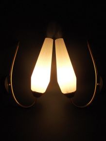 Paire d'appliques vintage