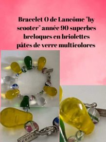 Bracelet O de Lancôme scooter Paris 