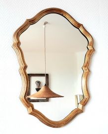 Miroir bois doré Louis XV 