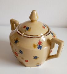 Sucrier vintage petites fleurs 