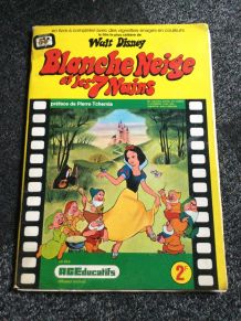 Album vignettes 1973 blanche  neige et les 7 nains  Disney 