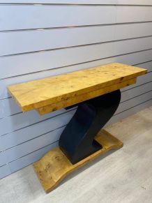 Console art déco forme de "S"