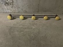 Patère 5 boules années 50
