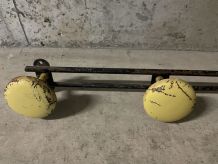 Patère 5 boules années 50